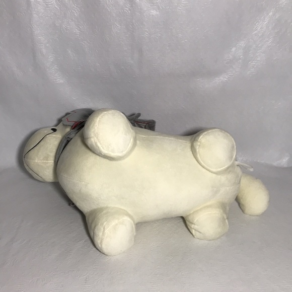 The Yetee Wargroove Caesar Dog Plush Toy Cream Color with Costume - Picture 5 of 9